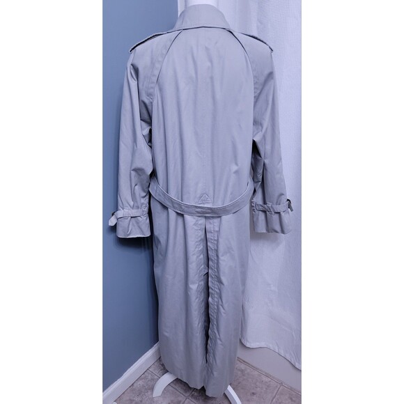 Burberry Classic Nova Lined Khaki Double Breast Trench Coat Womens size 14 - Picture 5 of 16